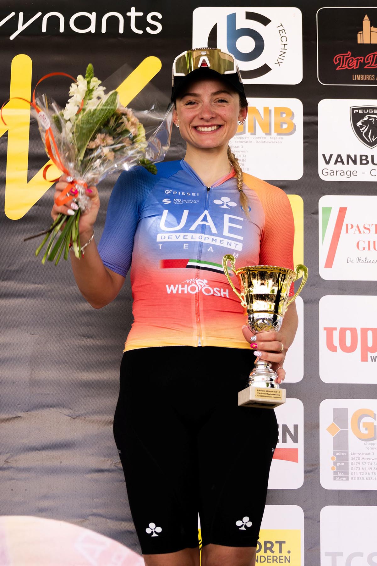 Chiara Consonni third at the Trofee Maarten Wynants
